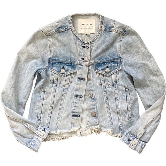 MCGUIRE Marfa Denim Jacket in Swiss Society Size XS - Picture 7 of 11